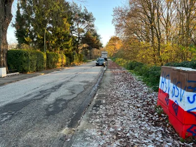 Fehlender Radweg am Niedergeorgswerder Deich