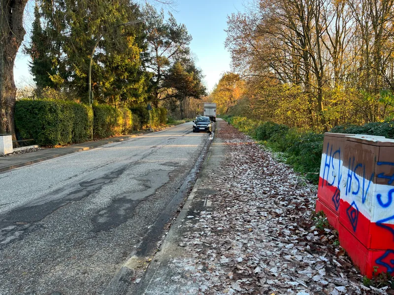 Fehlender Radweg am Niedergeorgswerder Deich